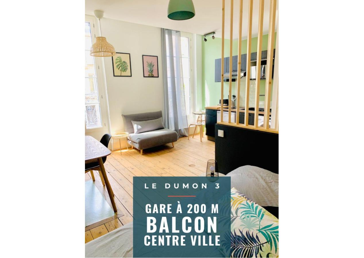 Le Dumon 3 - Studio Neuf Lumineux - Balcon - Wifi - Gare 200M Apartment Agen Ngoại thất bức ảnh
